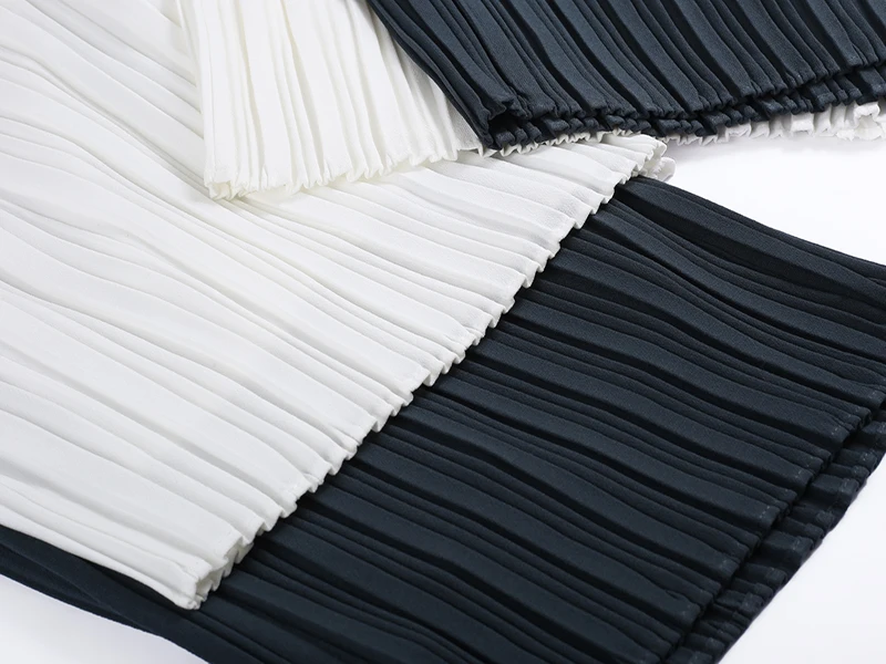 Autumn MIYAKE pleated High Waist Wide legs pants women loose and slim sagging straight pants Korean version casual pants