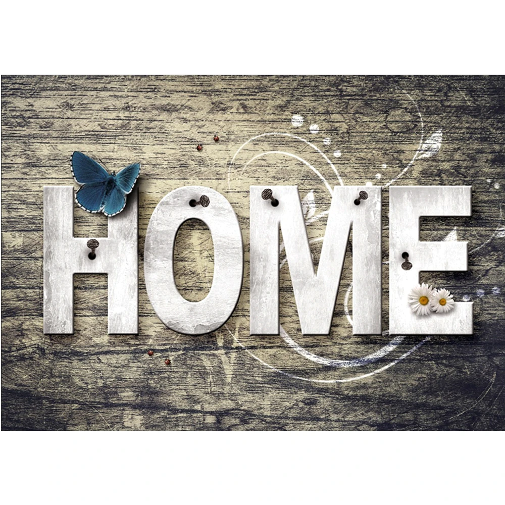5D DIY diamond painting full round &quotEnglish decoration&quot cross stitch mosaic home decoration art gift | Дом и сад