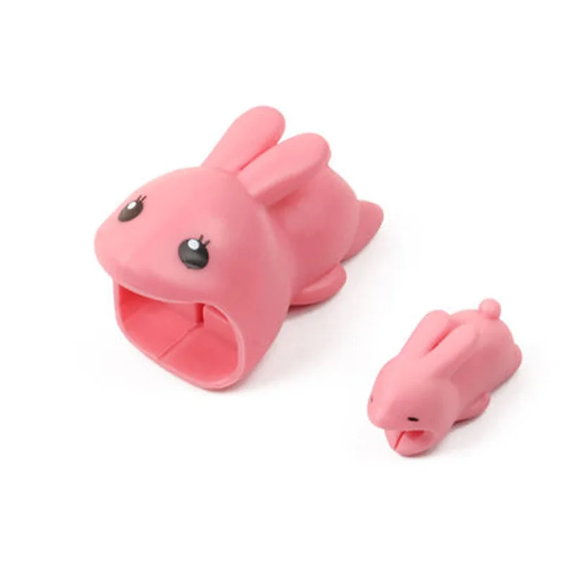 

Cute 3D Cartoon Cable Animal Bites USB Charger Cable Protector For iphone 5 6 7 8 Cable Wire Organizer Charging Line Protection