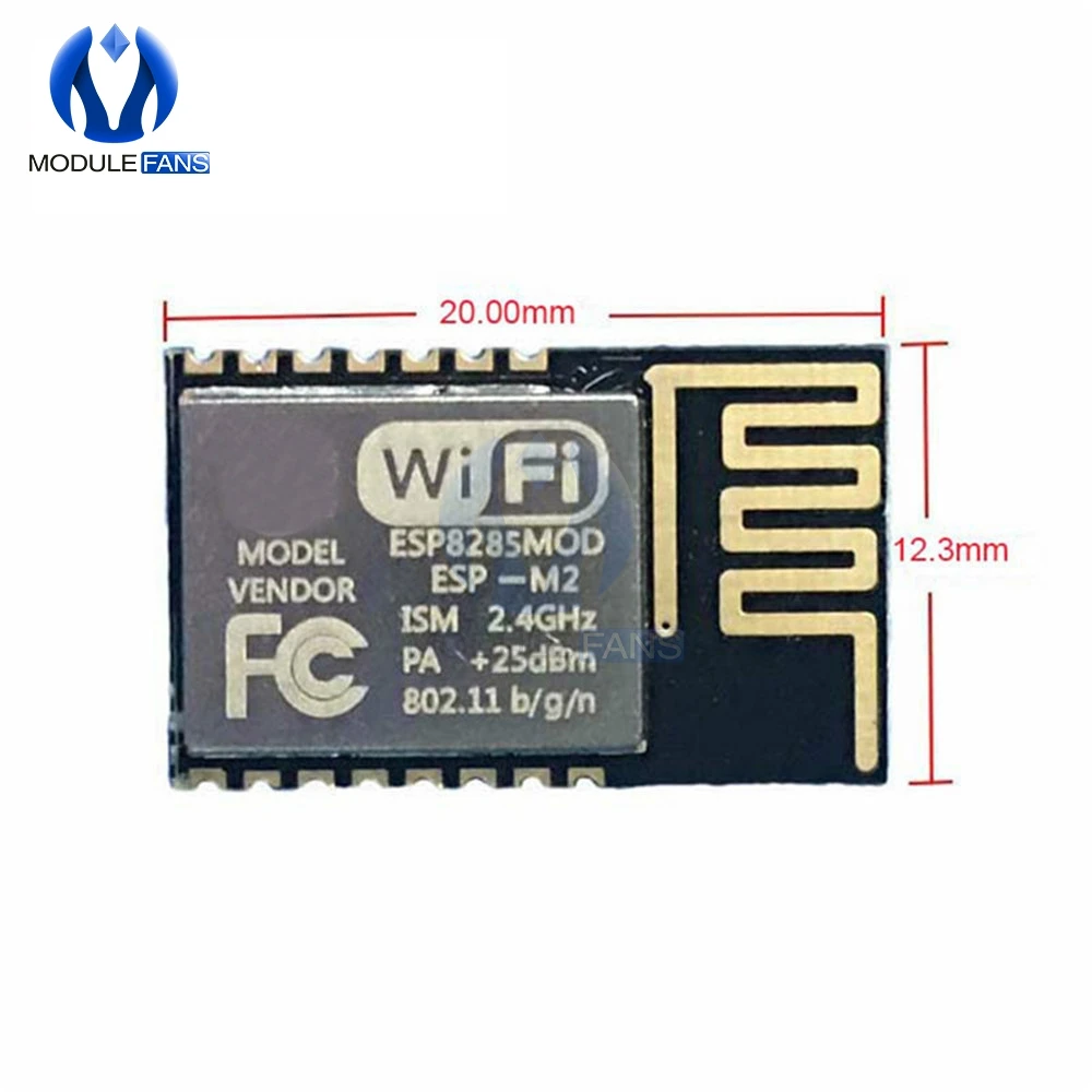 

ESP-M2 ESP8285 Serial Port Wireless WiFi Transmission Module DC 3.3V For ESP8266