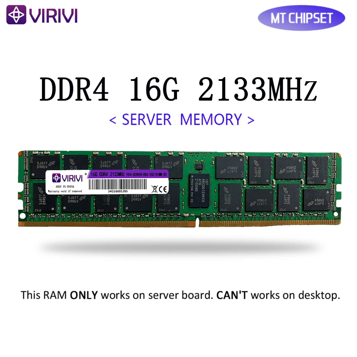 Серверная память VIRIVI DDR4 4 ГБ 16 32 2133 МГц 2400 REG ECC LGA 2011 3 Pin CPU X99 материнская плата
