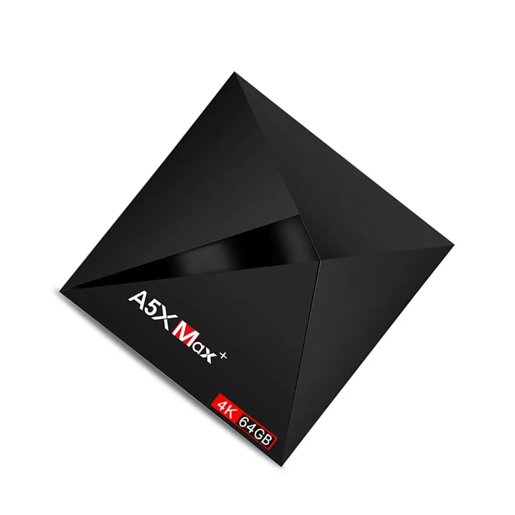 A5X Max Plus 4+ 64 ГБ Android 7,1 tv Box 2,4G/5G RK3328 телеприставка 4K медиаплеер