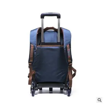 Рюкзак-тележка для школы, сумки для мальчиков, рюкзаки на колесиках для школы, сумка на колесиках, школьная сумка на колесиках, дорожная сумка для багажа