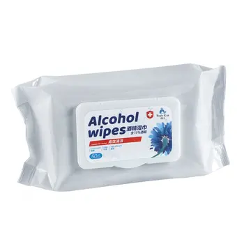 

75% Disinfected Alcohol Wipes Alcohol Cotton Disposable Hand Wipe Anti-Bacteria Disinfection Wipes 50Pcs