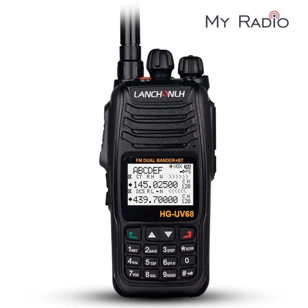 HG UV98 Walkie Talkie Two Way Radio VHF UHF APRS TFT screen display