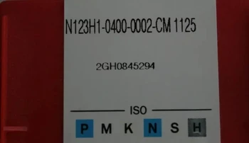 

10PCS CARBIDE INSERT N123H1-0400-0002-CM 1125