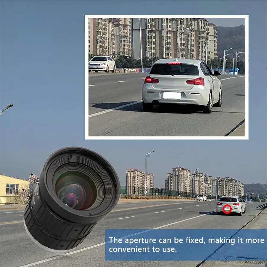 5MP HD объектив камеры 8 мм фокусное расстояние Ручная настройка апертуры C Mount охранное наблюдение Горячая