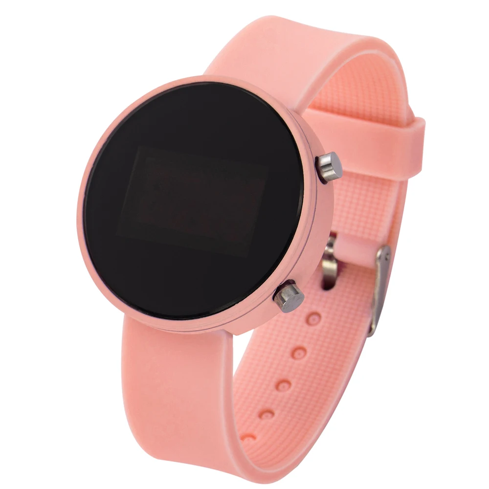 Relojes de pulsera para mujer, reloj Digital con pantalla Led
