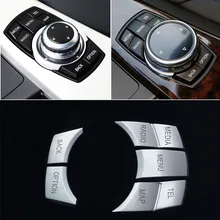 Автомобильная консоль подлокотник мультимедийных кнопок рамка украшения Накладка для BMW F10 F20 F21 F15 F16 E70 F32 F25 F07 F26 F06 F26 F36
