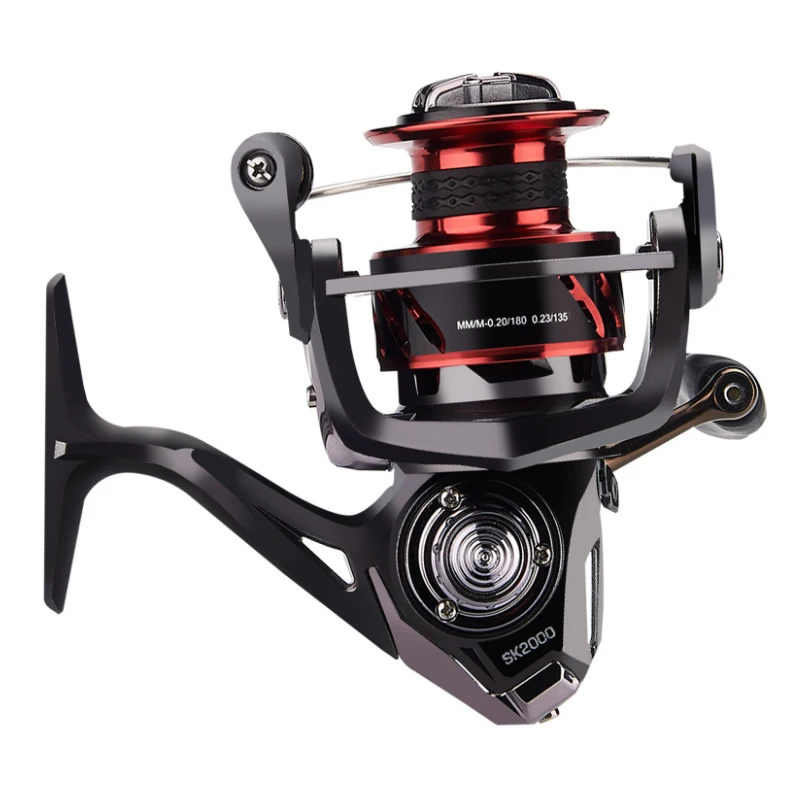 High Quality SK 2000-7000 Series Full Metal Spool Fishing Reel 5.7:1/5.1:1 High Speed Spinning Wheel Fishing Accessories