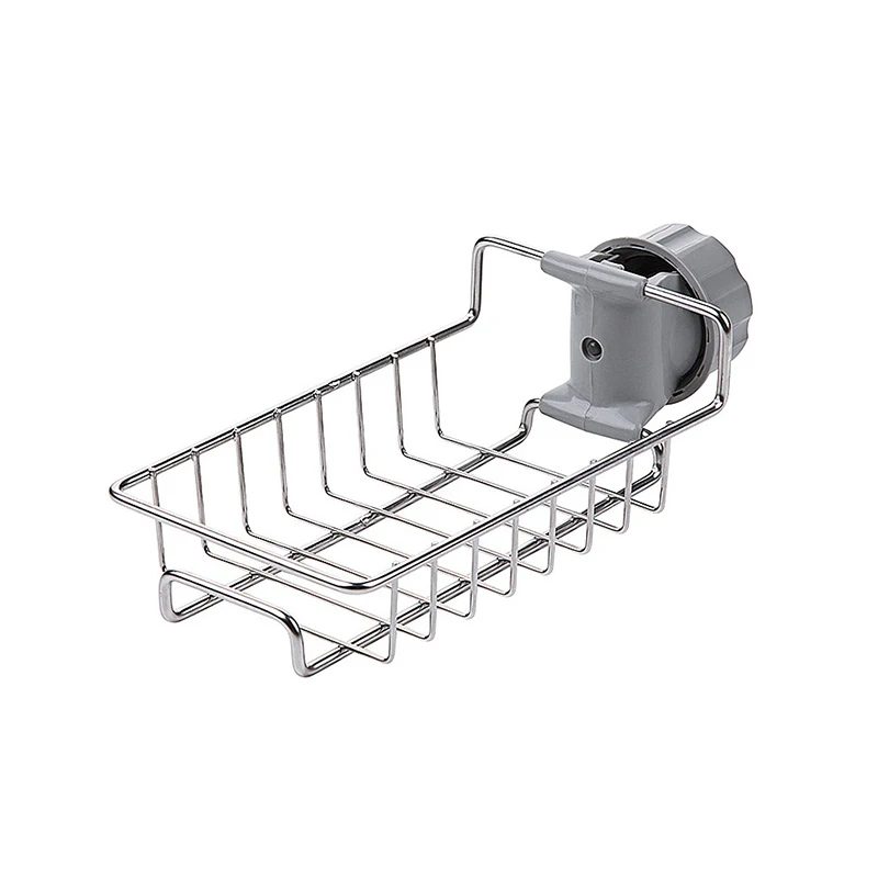 

For Kitchen Bathroom Organizer Storage Hanging Basket Sponge Drain Rack Holder