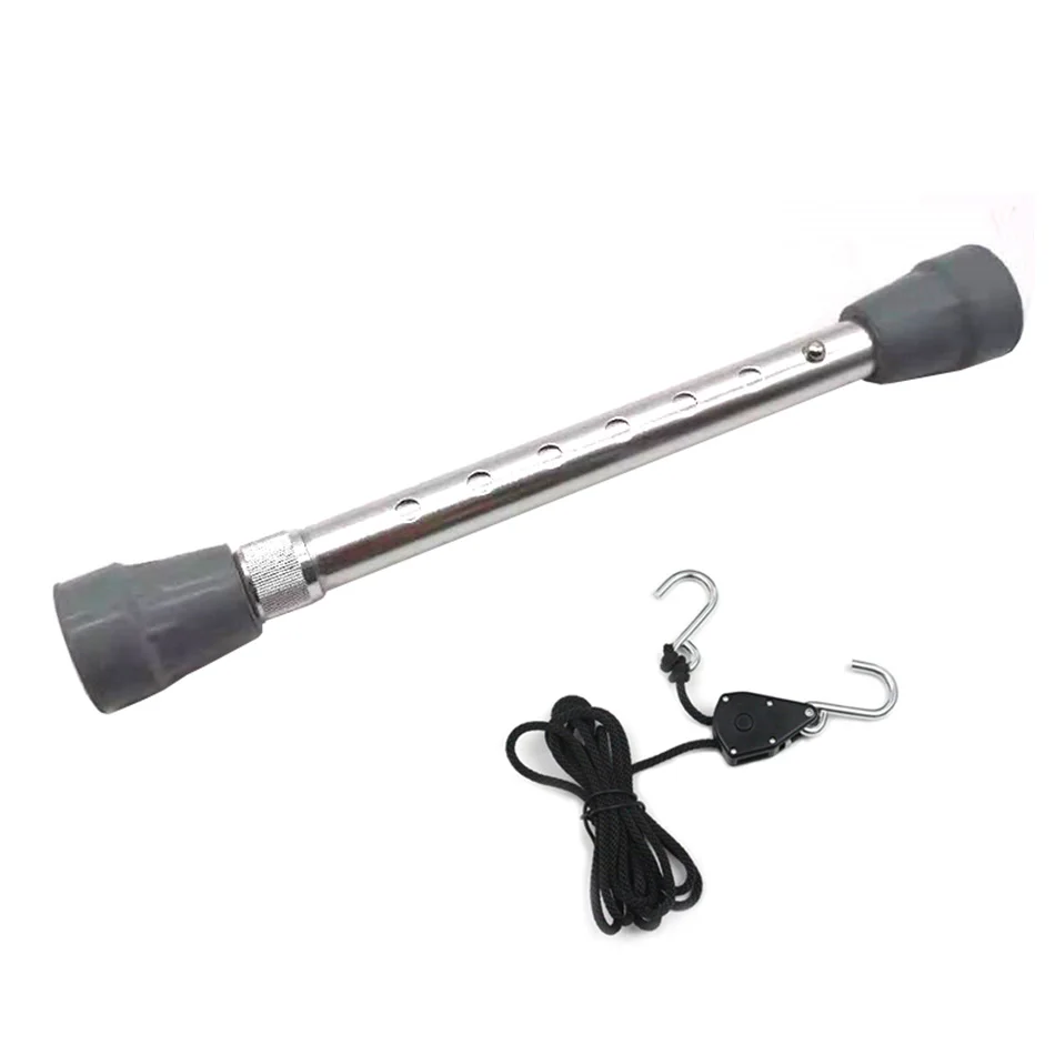 PDR King Tools Telescoping Hood Prop Rod  with rope ratchet kit Aluminum alloy Hood Prop rod
