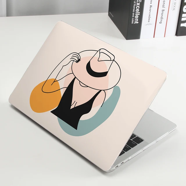 3D Printing Abstract Lines Woman Case For Macbook Air 13 A2337 A2179 A2338 2020 M1 Chip Pro 12 11 15 A2289 Mac book Pro 16 A2141 MM175-sj-TM