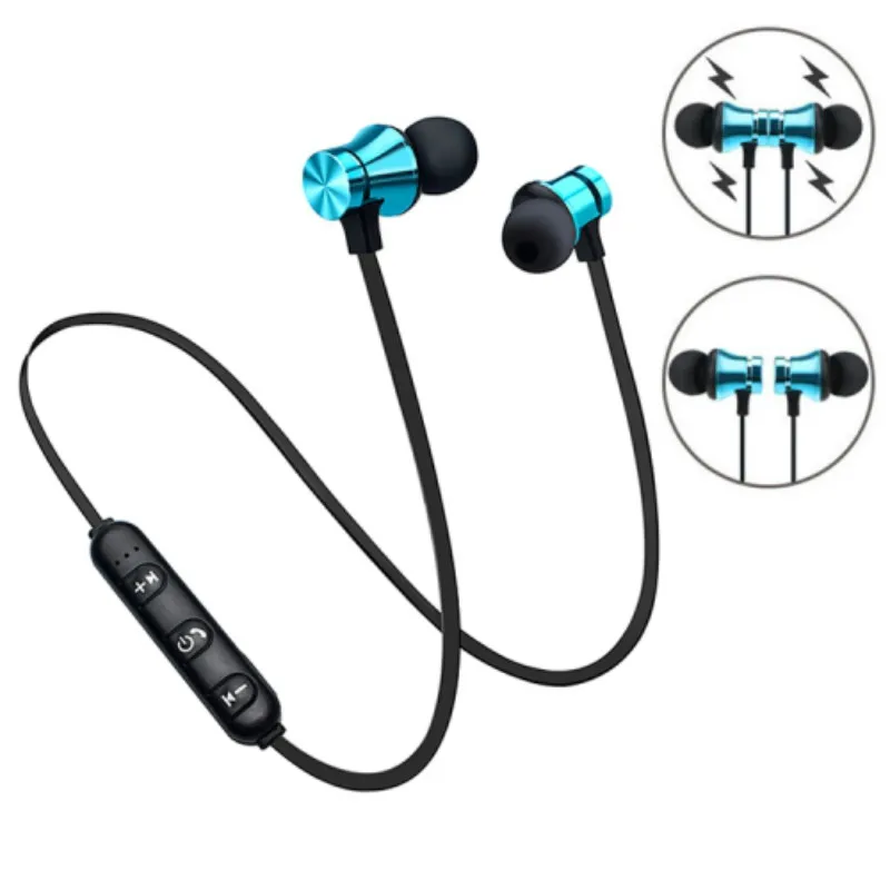 

xt11 Magnetic Attraction Wireless Bluetooth Earphone Waterproof Sport Headphone earphones 4.2 with Build-in Mic bass Headset