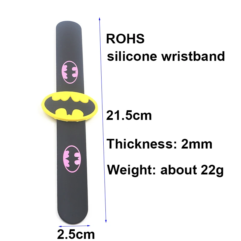 Силиконовый браслет для детей, супергерой, силиконовые браслеты, Человек-паук, Бэтмен, флэш-Мен, чудо-женщина, Супермен, подарок