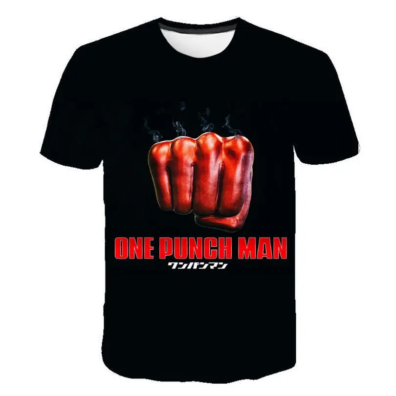 One Punch Superman Camisetas Hombre Manga Corta 3d Printing Anime Tshirt Men Tee Shirt Homme Summer Leisure Breathable T Shirts | Мужская