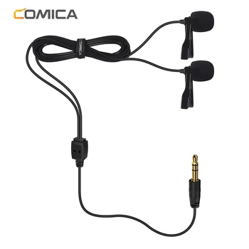 

CoMica CVM D02 Lavalier Condenser Microphone 2.5M 4.5m 6.0m Mic for DSLR Camera Sony Canon Nikon Phone Gopro Studio