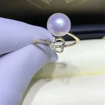 

Pearl Ring Settings, Fashionable Ring Findings, Adjustable Size 925 Silver Ring Jewelry DIY making No Pearl Free Shipping
