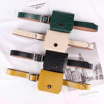 

Crocodile pattern Belt bag Packet coin purse fashion Woman Mini package