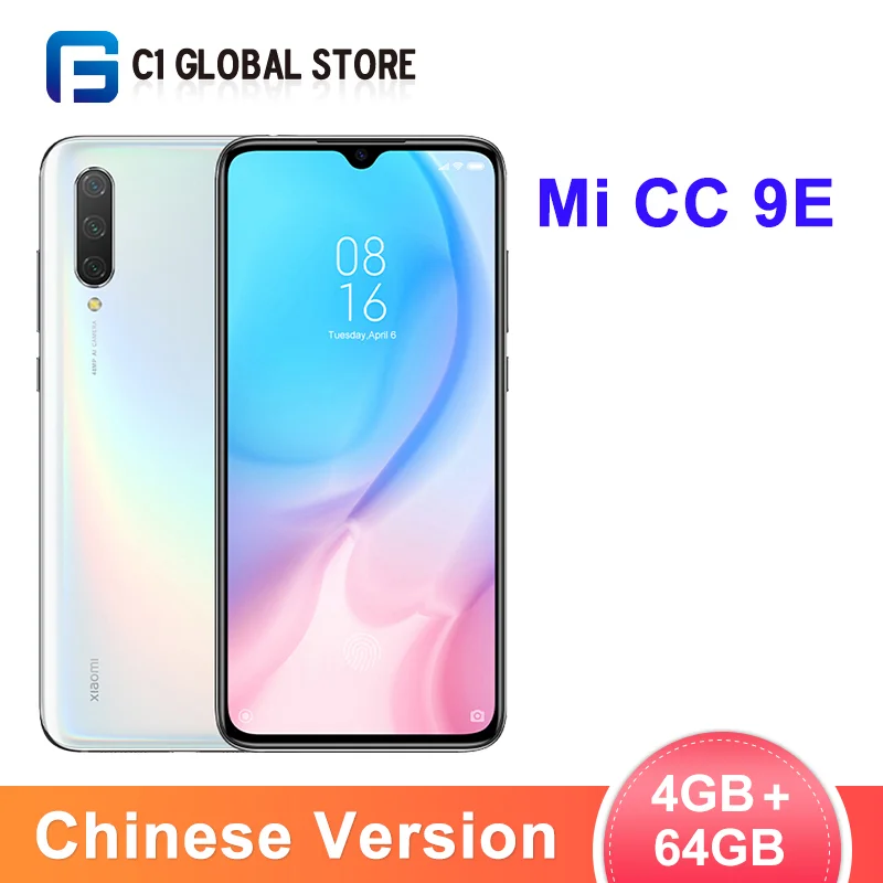 Оригинальный Xiaomi Mi CC 9e 4 Гб 64 мобильный телефон 9E Snapdragon 665 Восьмиядерный 6 088 &quotAMOLED