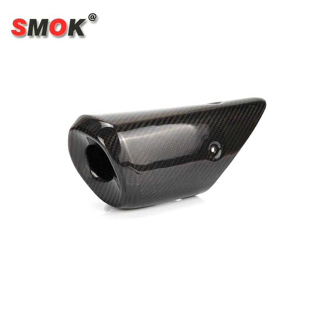 SMOK аксессуары для мотоциклов Обложка из углеродного волокна глушителя выхлопной