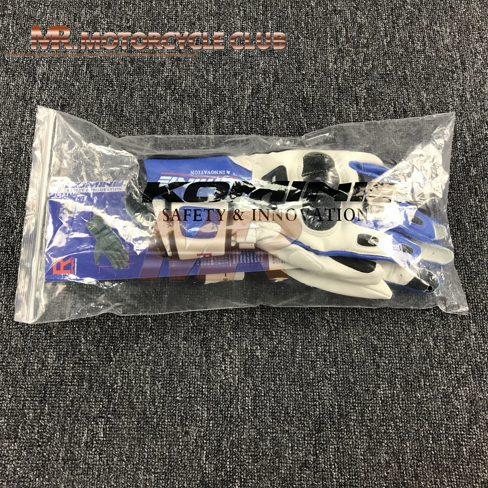 Guantes de motocross resistentes al desgaste de la pantalla tartil de cuero para motocicleta de verano GK-198