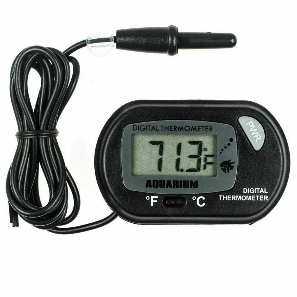 LCD Digital Aquarium Thermometer Fish Tank Water Temperature Meter Aquarium Temp Detector Fish Alarm Pet Supplies Tool Aquatic aquarium thermometer thermometer hygrometer digital temperature controller