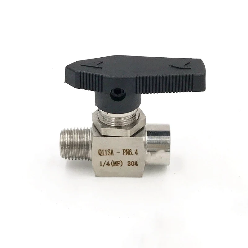 304 Нержавеющая сталь 1/" BSP на обоих концах для подключения внешних устройств к нитью два 2 Way Pipe Fitting высокое Давление шаровой клапан