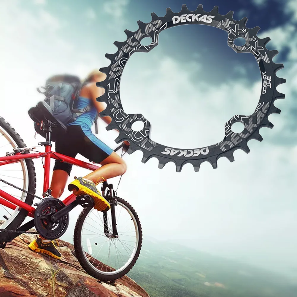 

2019 NEW Round Narrow Wide Chainring MTB Mountain bike bicycle 104BCD 32T 34T 36T 38T crankset Tooth plate Parts 104 BCD