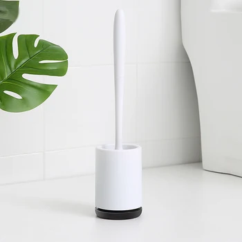 

Silicone TPR Toilet Brush Quick Drain Holder Cleaning Brush Bathroom Wall Hanging Household Floor Cleaning Accessories Sets