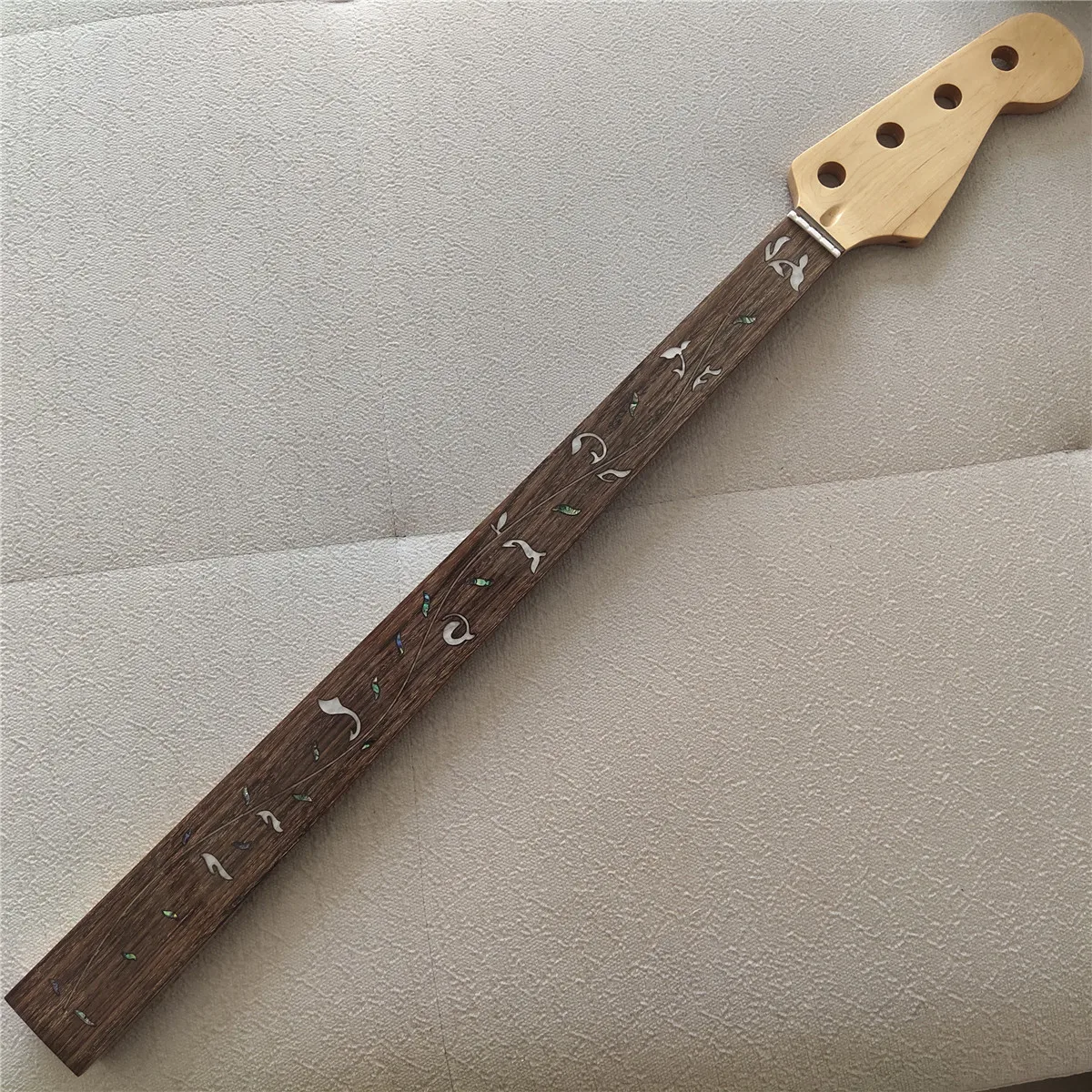 Fretless Maple 24 лада бас-гитара Шейная часть 4 струны палисандр фингерборд лоза