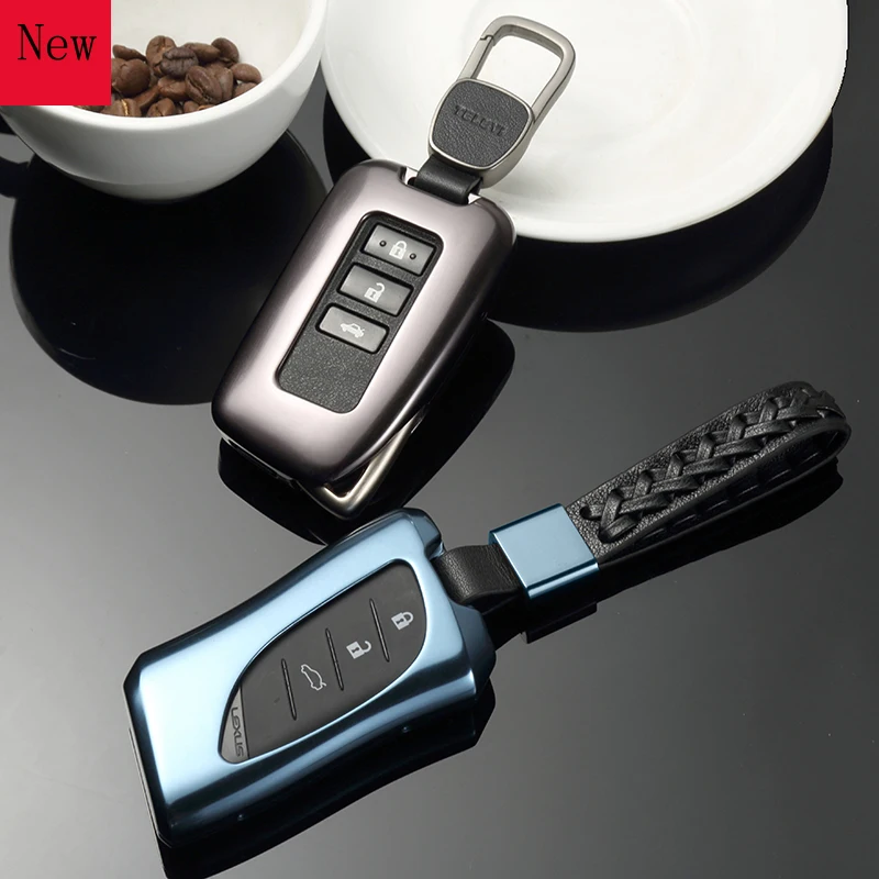 

High-Quality Aluminium Alloy Car Smart Key Case Cover for lexus ES200 ES300 NX200 RX300 UX260h Car Accessories