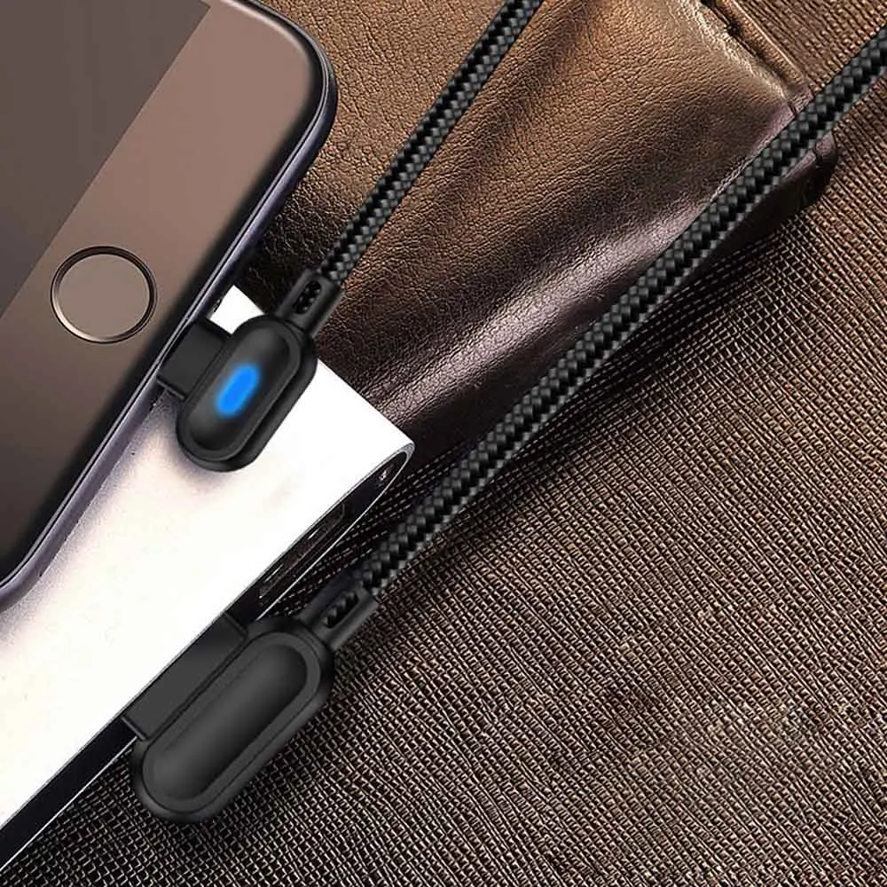 Micro USB кабель 2.4A нейлон Быстрая зарядка USB кабель для передачи данных для samsung Xiaomi Redmi LG sony Android мобильный телефон usb зарядный шнур - Цвет: Черный