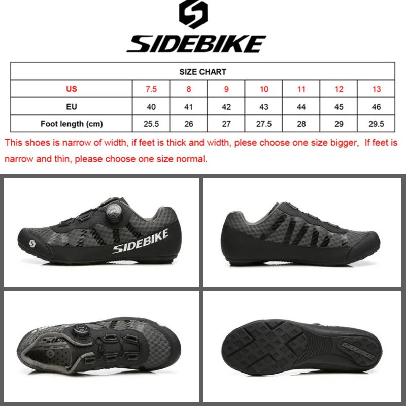 Мужские кроссовки SIDEBIKE дышащие Нескользящие профессиональные для занятий