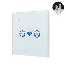 Электрический гараж приложение домашний мотор дверь спальня Сенсорное управление Умный занавес переключатель Wifi панель глухая кнопка инструмент рольставни