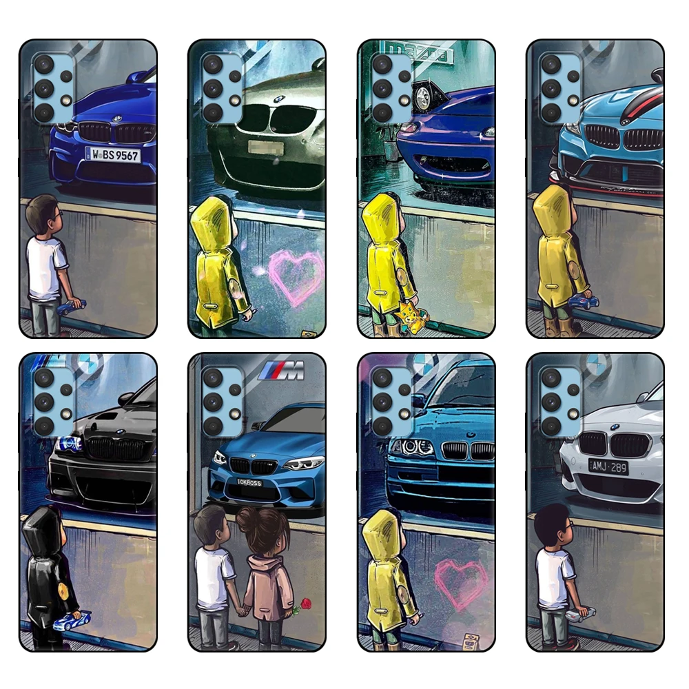 Черный чехол из термопластичного полиуретана для телефонов Samsung galaxy A32 A42 A52 A72 4g 5g