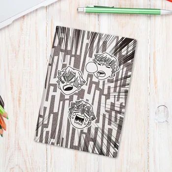 

Anime Demon Slayer: Kimetsu no Yaiba Kamado Tanjirou Nezuko Notebook PVC Action Figure Paper Notepad Students Diary Planner Book