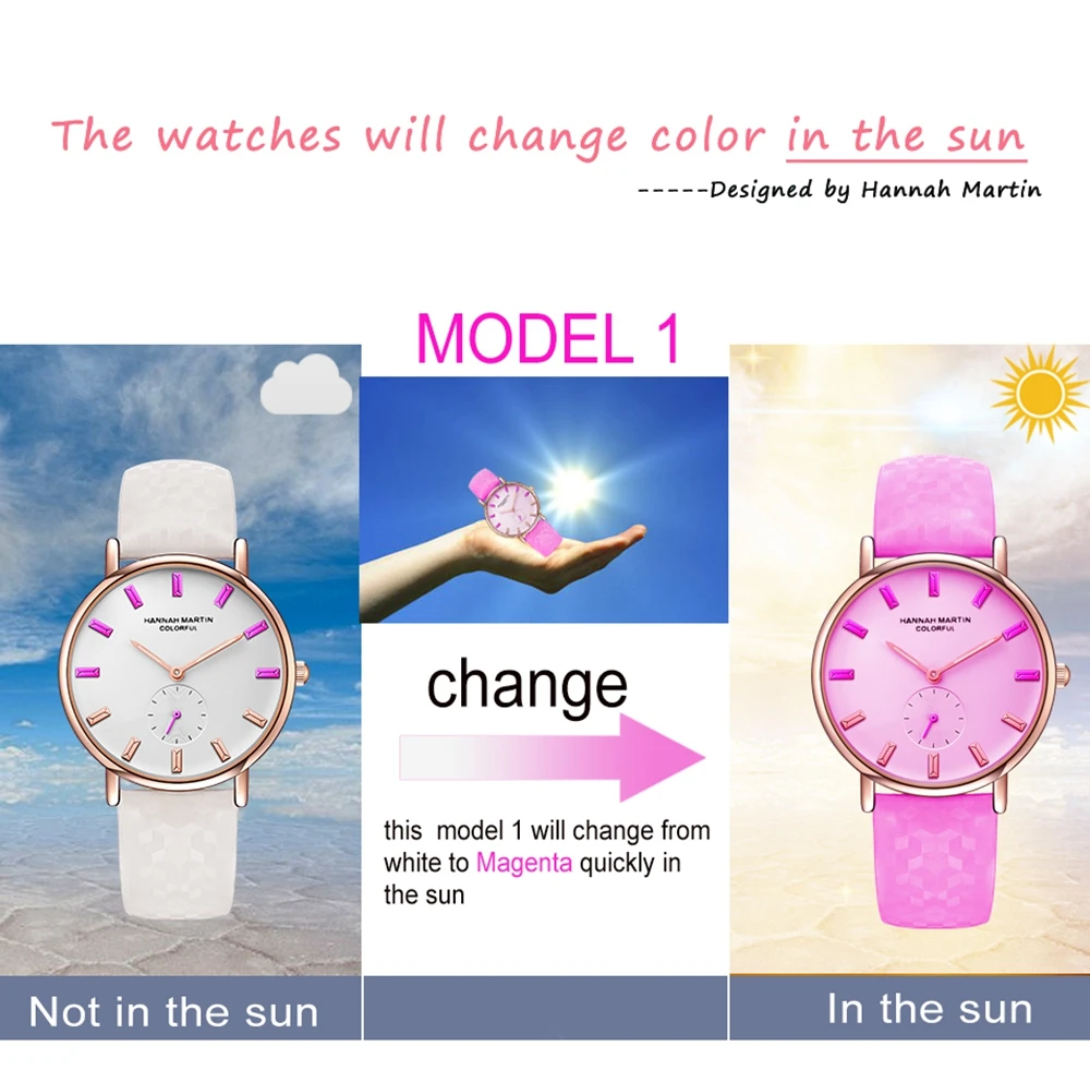 HM Women s Watch Changeable Leather Quartz Ladies Fashion Watch Women Wristwatch Clock relogio feminino hours 5