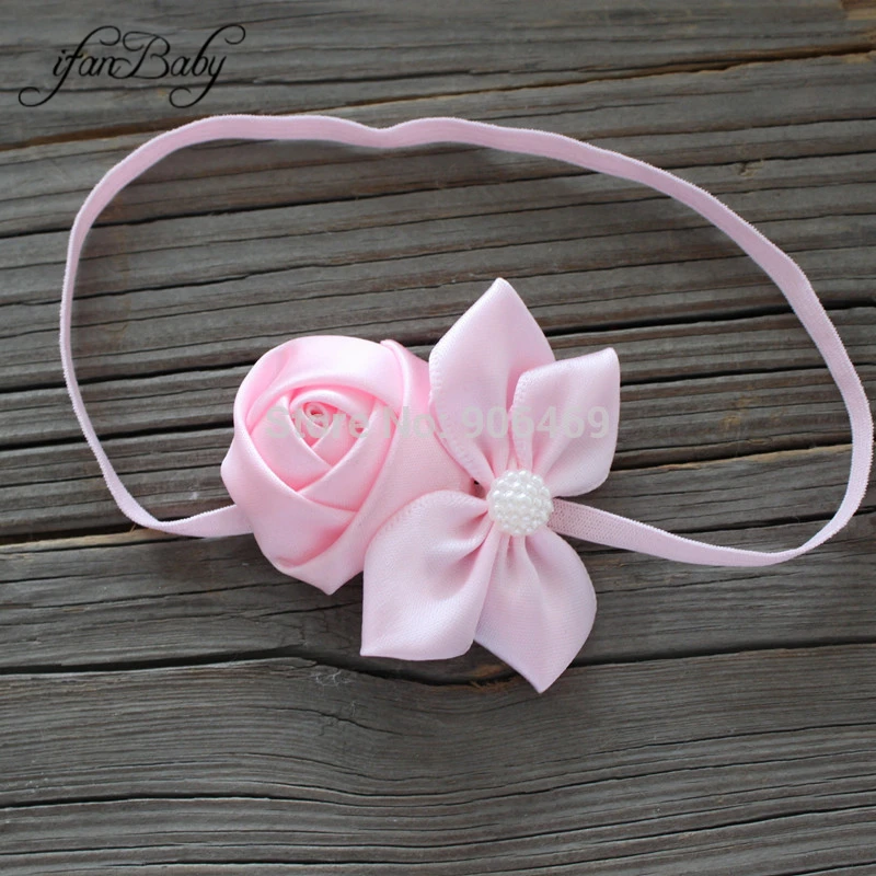 kids nylon headband girl flower headband accessories (18)