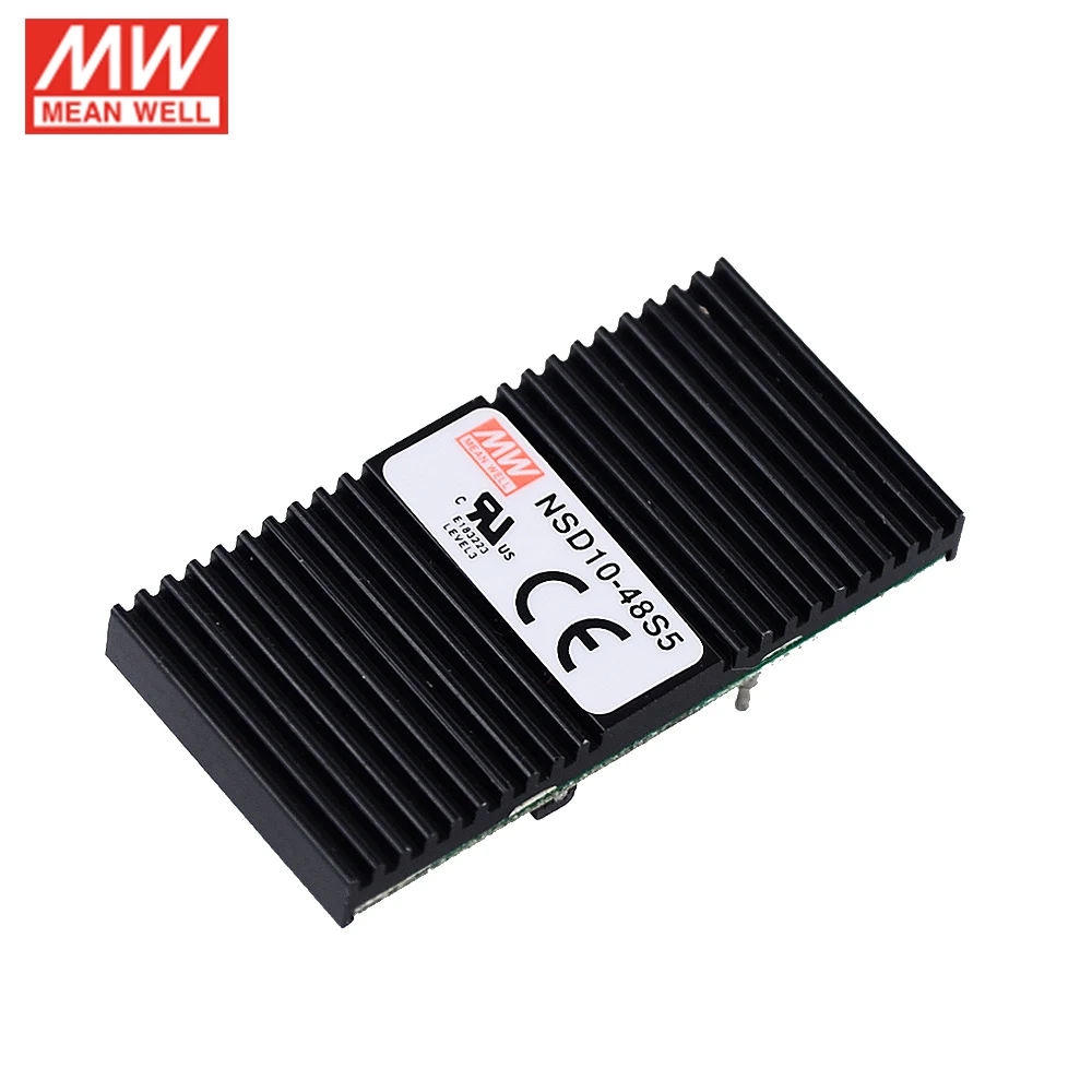 Бренд MEAN WELL представляет NSD10 48S3 DC Регулируемый преобразователь 22 72VDC до 3 V 2.5A 8 25 Вт
