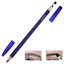 2 шт водостойкая ручка для микроблейдинга Перманентный макияж тату брови маркер ручка двухсторонний позиционирующий карандаш с ластиком