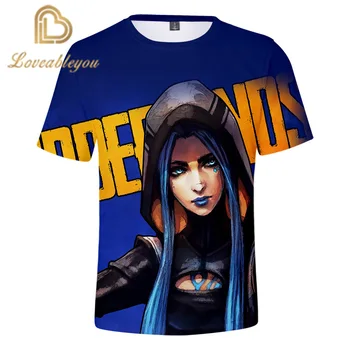 

Borderlands Robot Watercolor Print Game T-shirt Cosplay New T Shirt Men