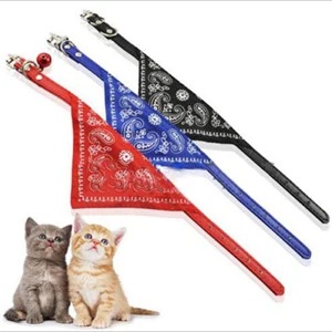 

New Dog Bandana Scarf Collar Pet Cat Puppy Collars Harness Leash Fashion Dog Necklaces Pet Supplies For Small Dogs Cats Wholesal