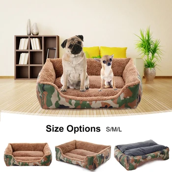 

Winter Warm Puppy Kitten Nest Bed Waterproof Pets Sofa Mats For Small Medium Large Dog Cat Washable Pet Dog Sleeping Bed Cushion