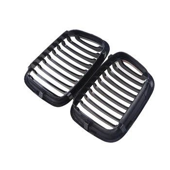 

Car Black Racing Grills Fit For BMW E46 318I 320I 325I 330I 98-01 Front Air Intake Grill Bumper Kidney Grilles