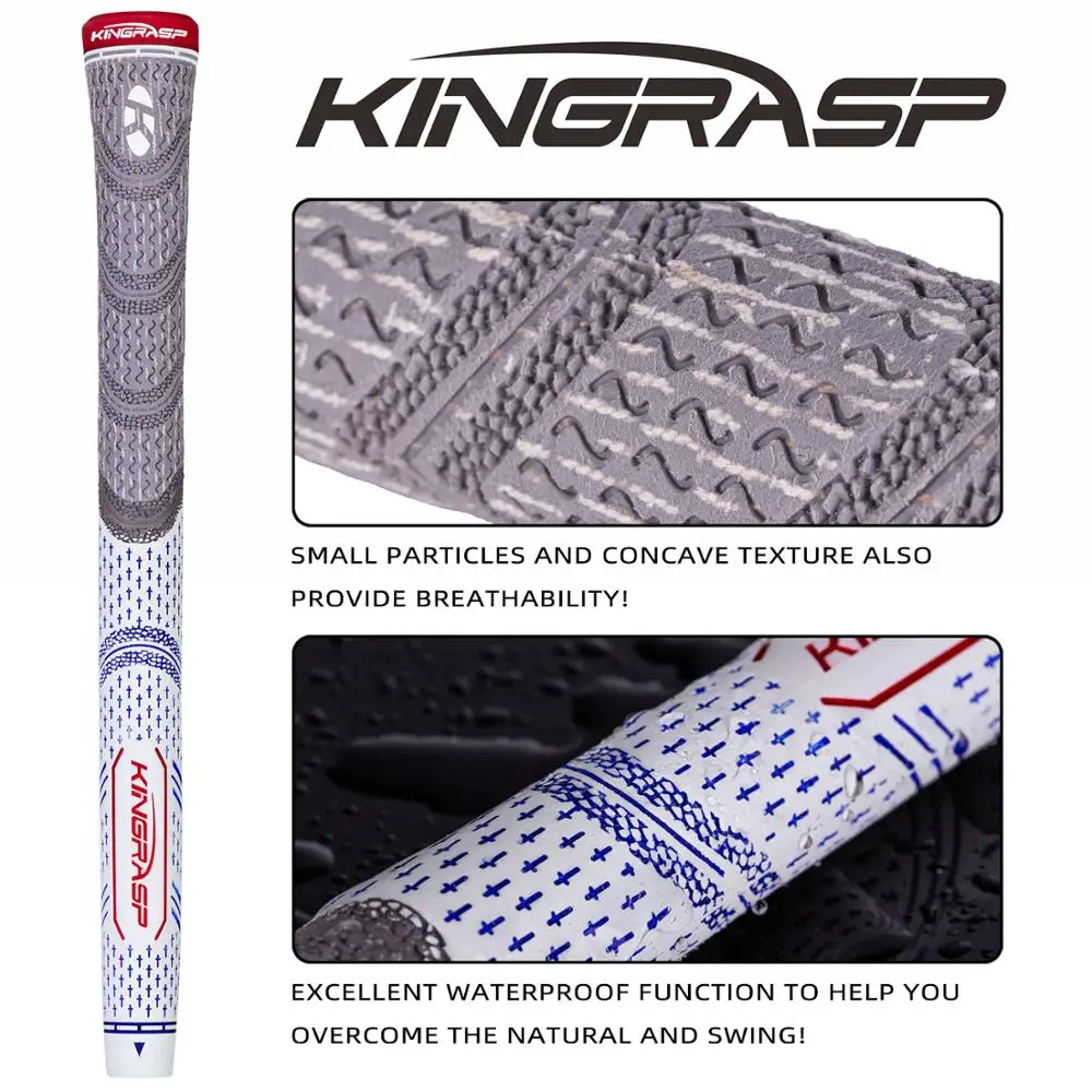 KINGRASP Hot New Unisex Golf grips High quality Rubber Golf driver Grips Color mixin 13pcs/lot Golf wood grips