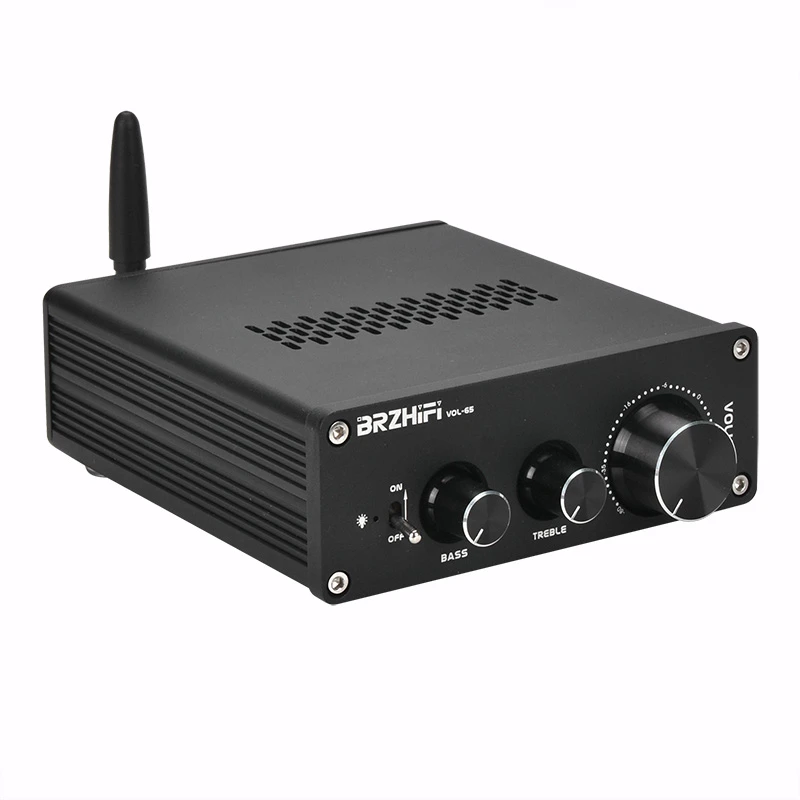 BRZHIFI Amplificador de tubo de válvula, de Audio estéreo con Bluetooth 5,0, placa de tono de graves agudos, - AliExpress