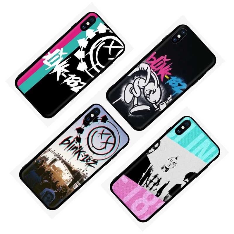 Blink 182 Мягкий силиконовый чехол для телефона чехол для iPhone 5 5S SE 6 6s 7 8 Plus X XR XS 11 pro Max