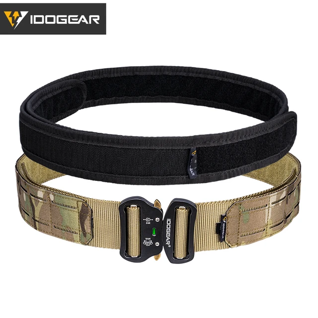 IDOGEAR-cinturón táctico de liberación rápida para hombre, hebilla de  Metal, MOLLE láser, 2 pulgadas, Camuflaje 3415 - AliExpress