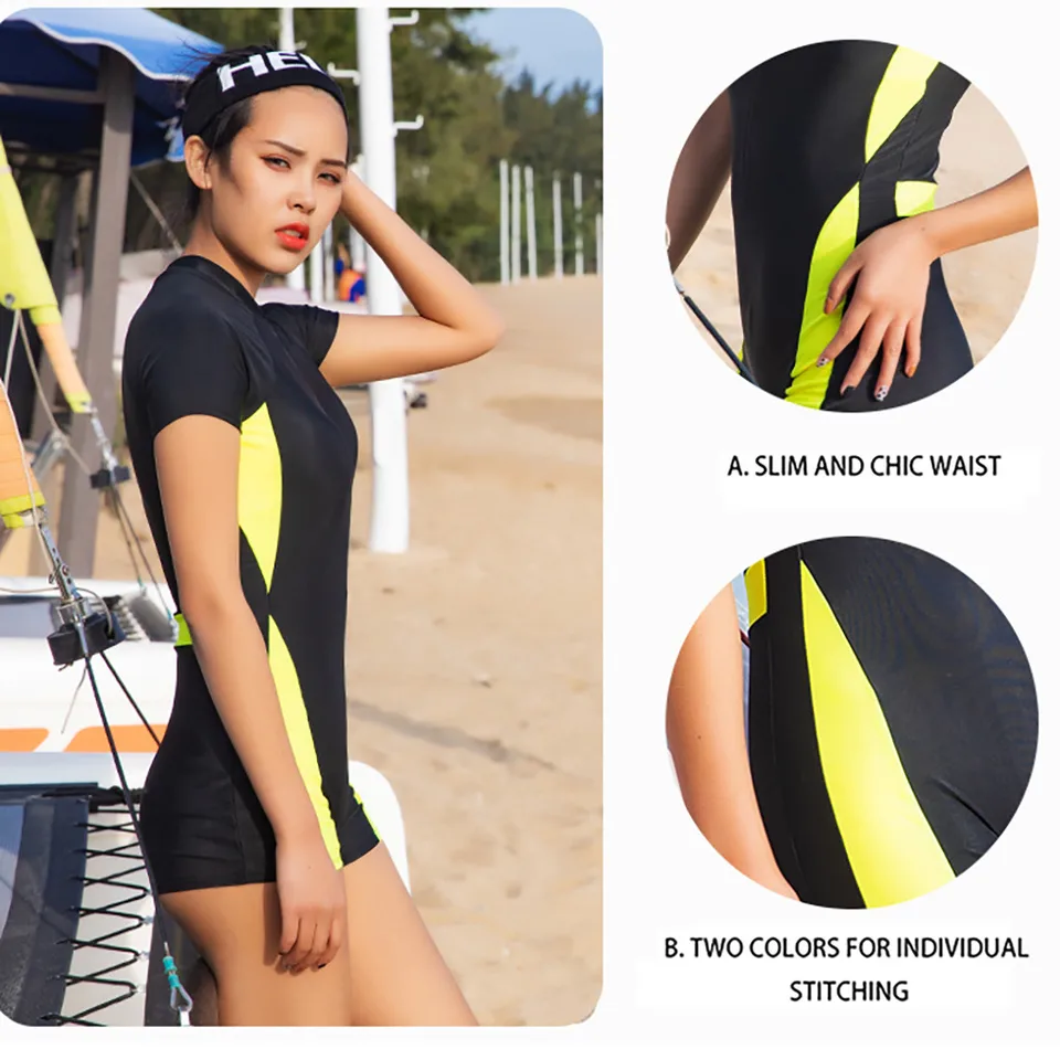 wetsuit style swimsuit
